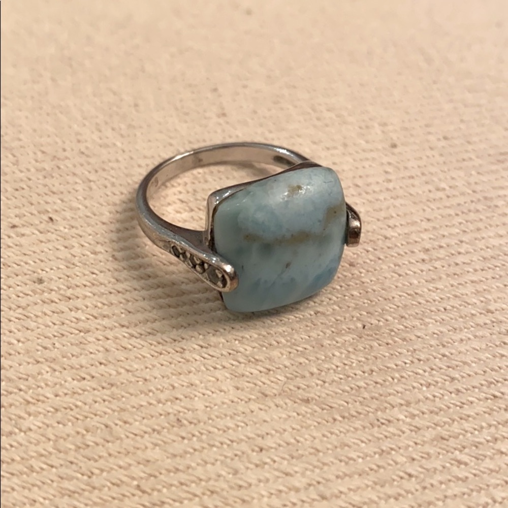 Aquamarine Stone Ring